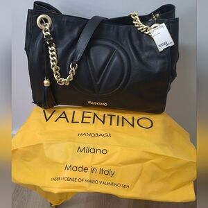 Valentino Black Leather Handbag